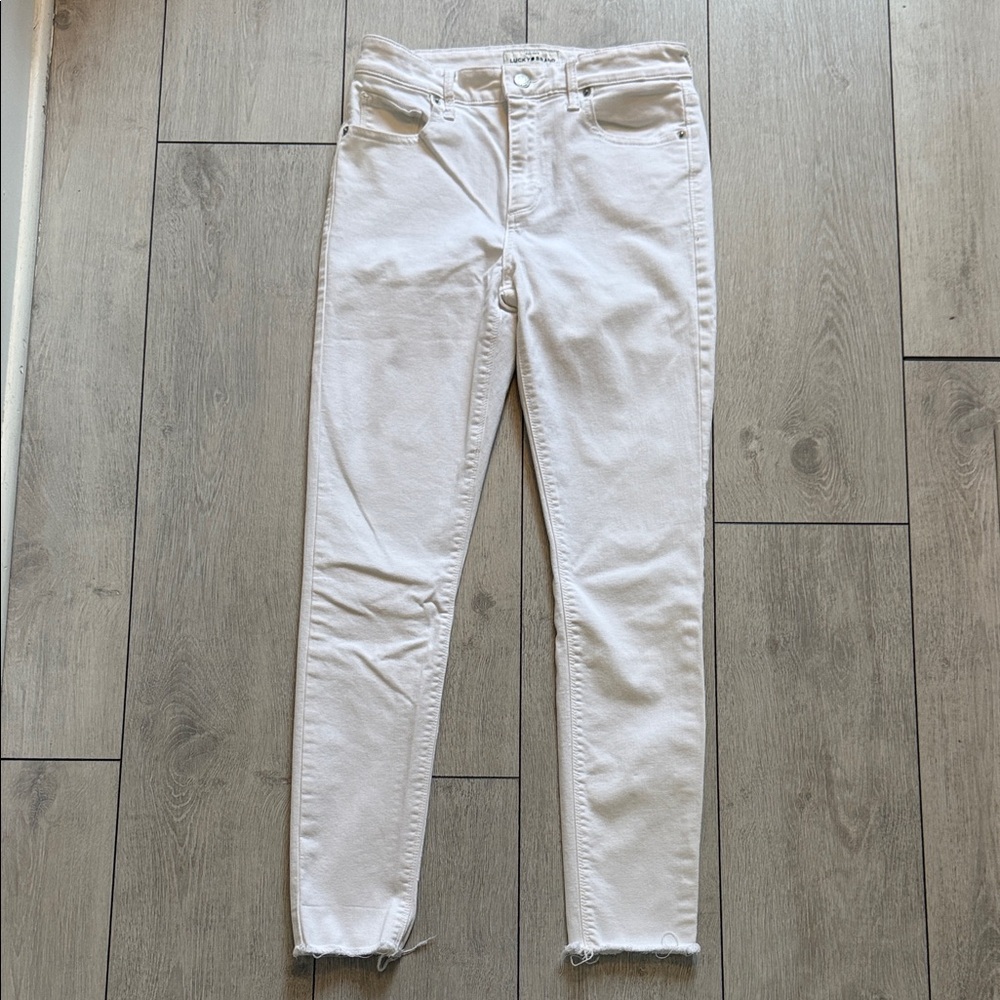 Lucky Brand Women’s Bridgette Skinny  White Jeans, 6/28